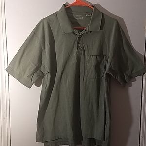 ST John's Bay Polo Short Sleeve Shirt SZ L